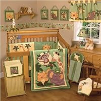 NoJo Jungle Babies 6 Piece Crib Bedding Set