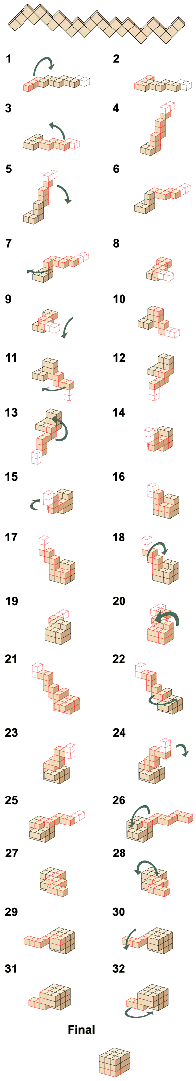 Casse Tete Bois Cube Elastique N 2 Hachette Collections