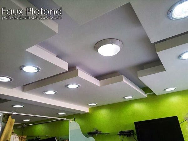 Nouvelle Plafond Pour Salon Coiffure Faux Plafond Design Et Deco