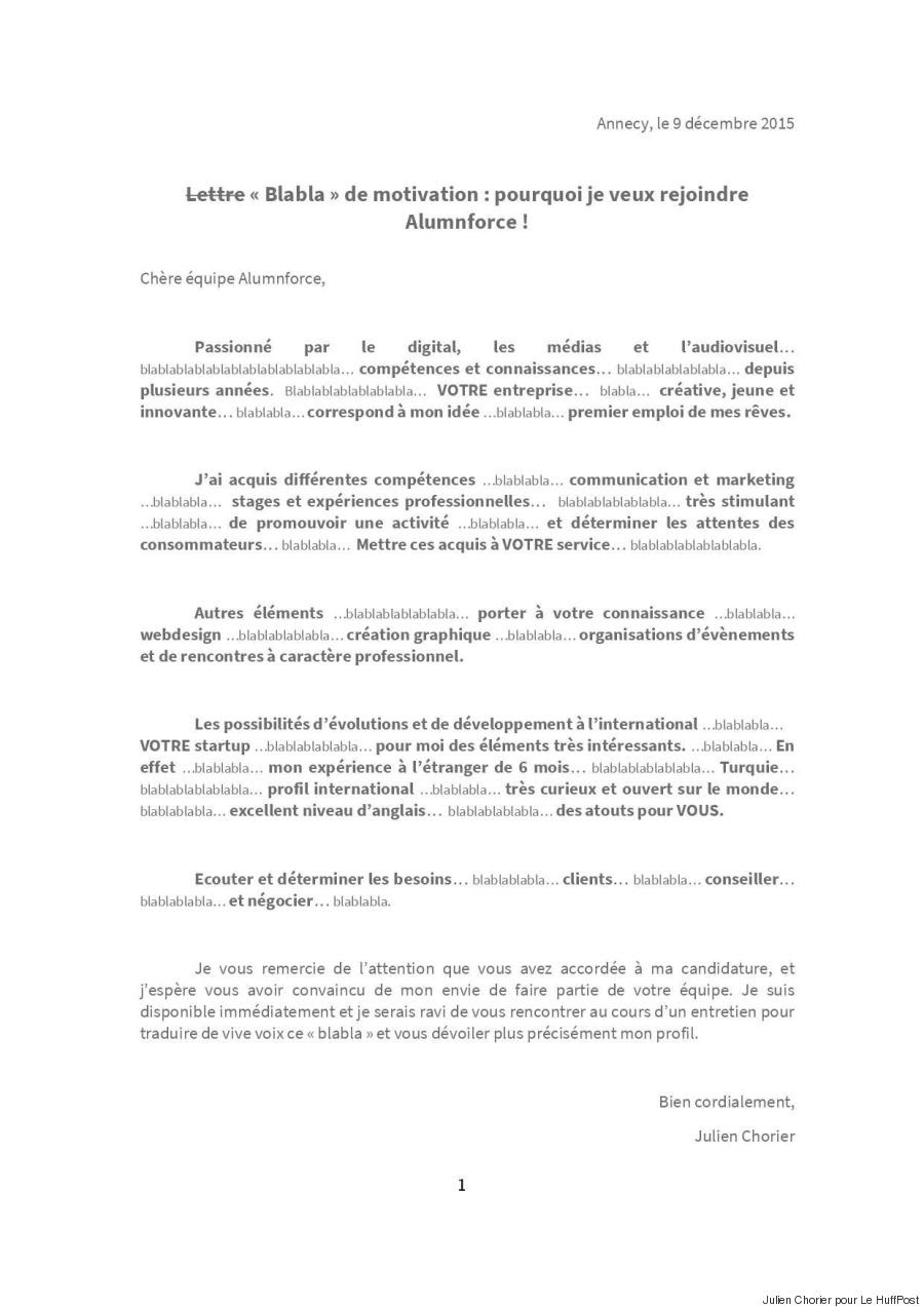 Quatre Lettres De Motivation Qui Te Demarqueront Des Autres Candidats