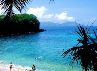 Pesona Keindahan Wisata Blue Lagoon Beach di Manggis Karangasem Bali