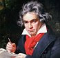 Ludwig van Beethoven portrait by Josef Karl Stieler.  Germans  Gray  Males  Western Europeans  Europeans  Eurasians  Hair  Composers  Musicians  songwriter  one person  Bust-length portraits  Fine art  Visual arts  Paintings