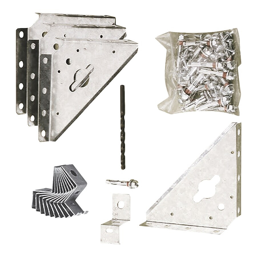 Shop Arrow Galvanized Steel Storage Shed Anchor Kit at Lowes.com