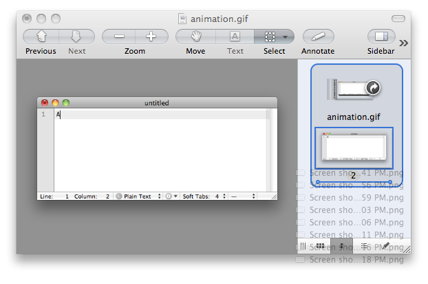 Robert Harder Â» Create Animated GIFs with Mac OS X Preview.622