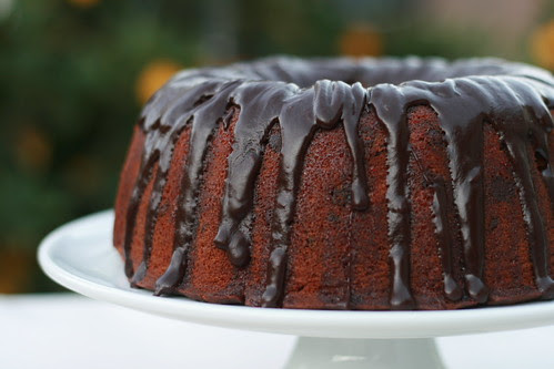 Blood Orange Chocolate Chunk Bundt Cake