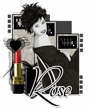 Rose Lipstick Winks