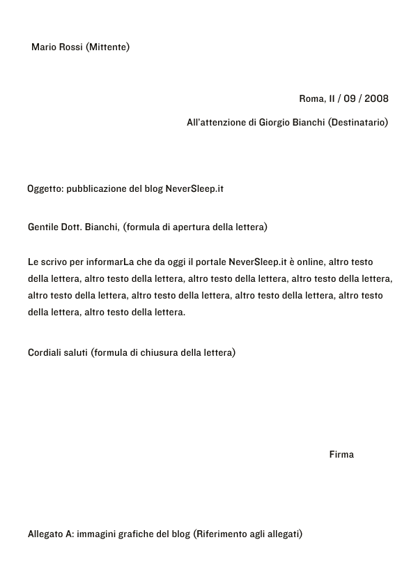 Come Chiudere Lettera Formale