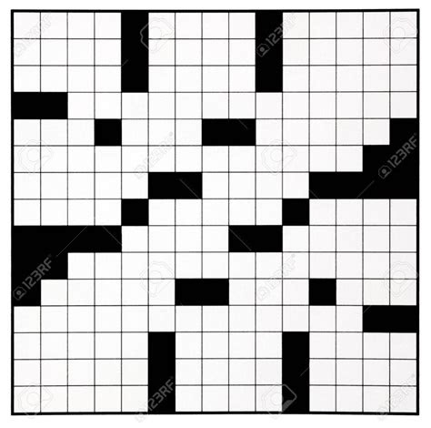  printable blank crossword puzzle grid printable crossword puzzles