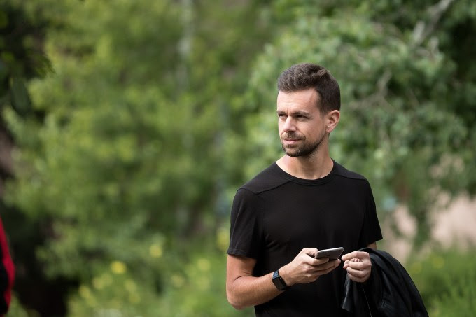 SUN VALLEY, ID - JULY 6: Jack Dorsey, co-founder and chief executive officer of Twitter, attends the annual Allen & Company Sun Valley Conference, July 6, 2016 in Sun Valley, Idaho. Every July, some of the world's most wealthy and powerful businesspeople from the media, finance, technology and political spheres converge at the Sun Valley Resort for the exclusive weeklong conference. (Photo by Drew Angerer/Getty Images)