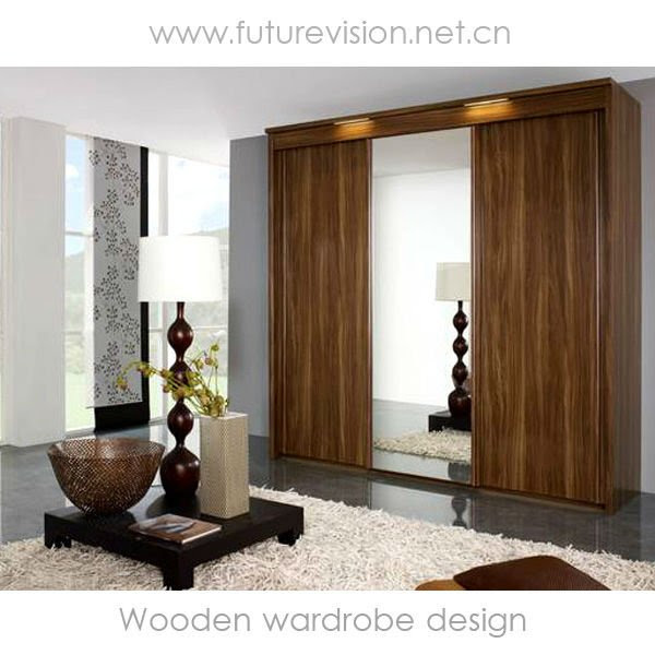 Modern sliding door bedroom wooden wardrobe design el w bedroom ...