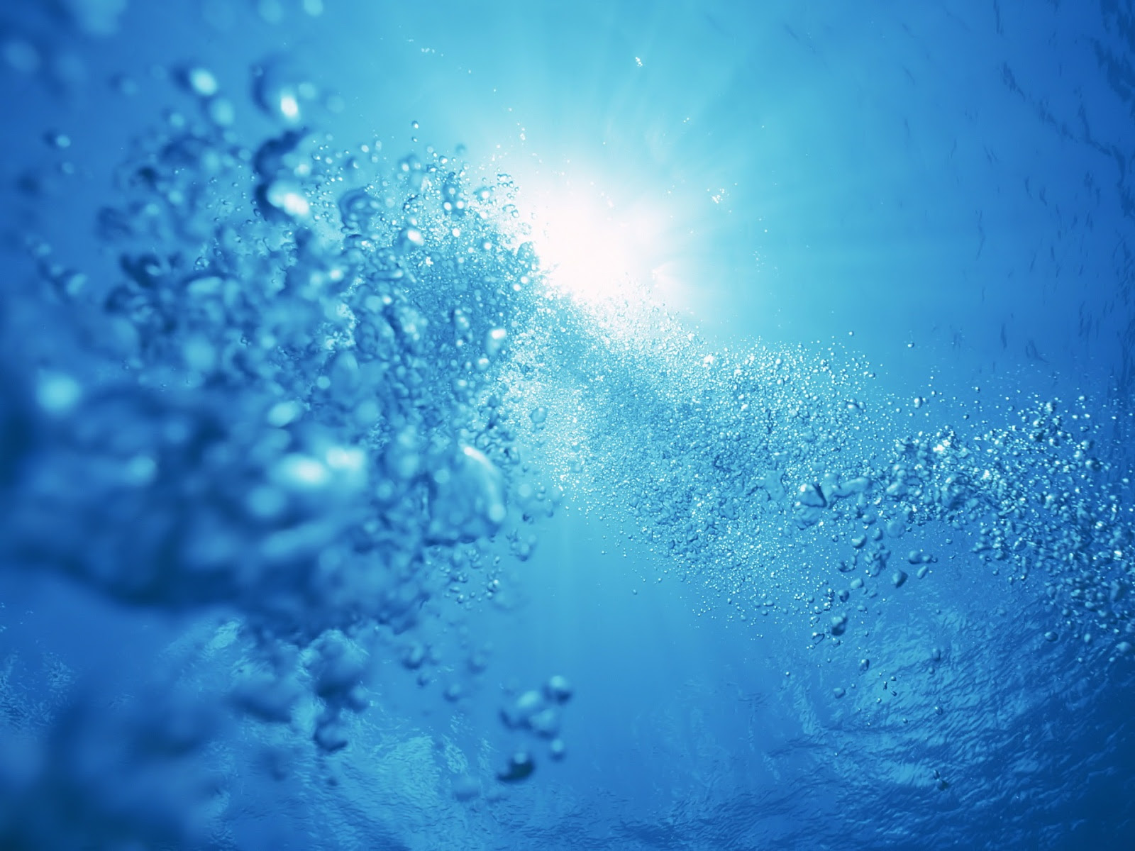 Fond d ecran Bulles d eau bleue Wallpaper Fond d ecran Bulles d eau bleue Wallpaper