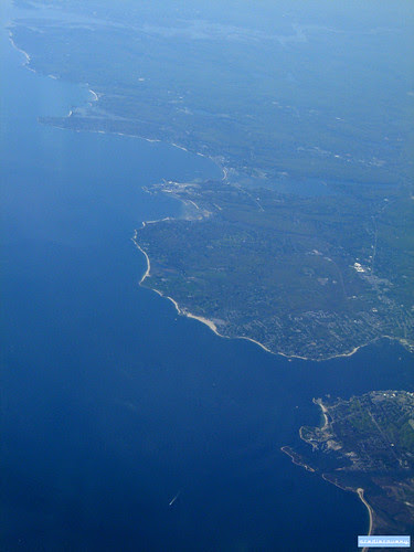 America coastline , aerial photograph