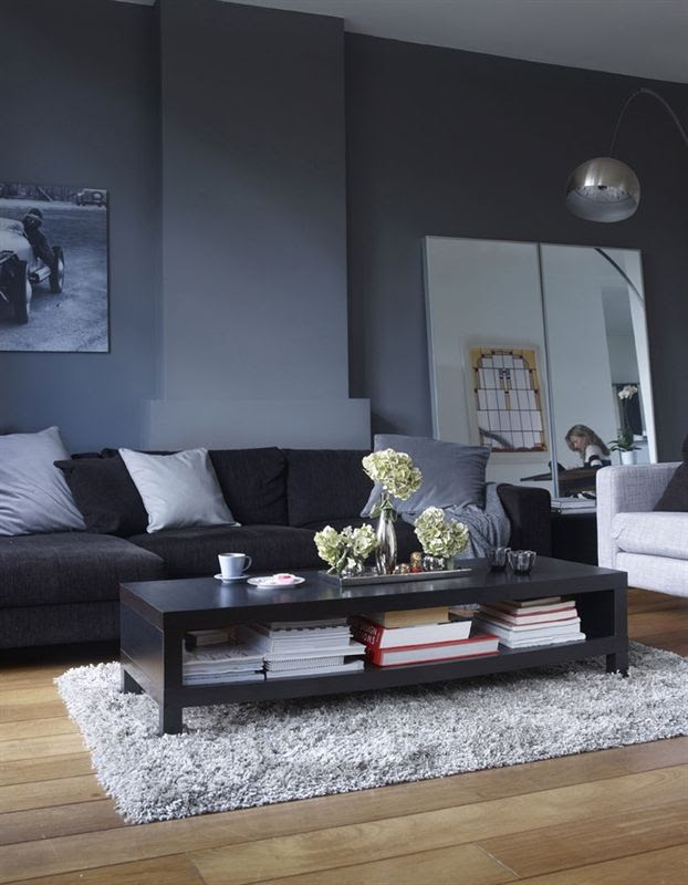 Black Furniture Decorating Living Room