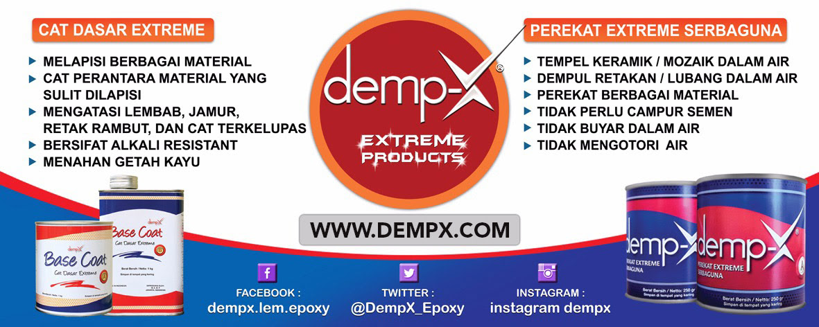 DEMP X Lem Epoxy  Cat  Dasar