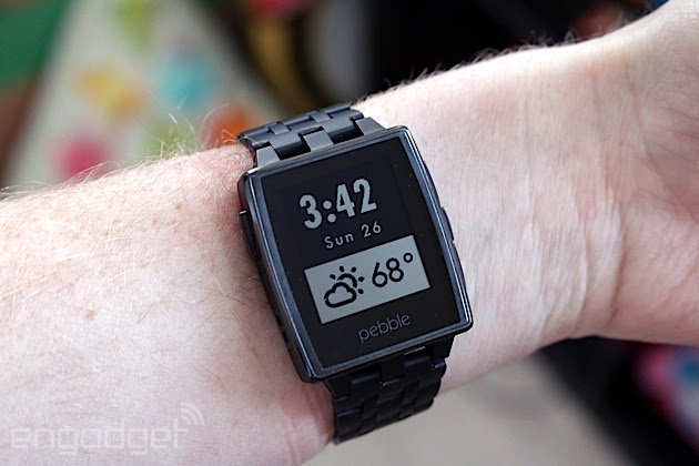 Pebble Steel smartwatch