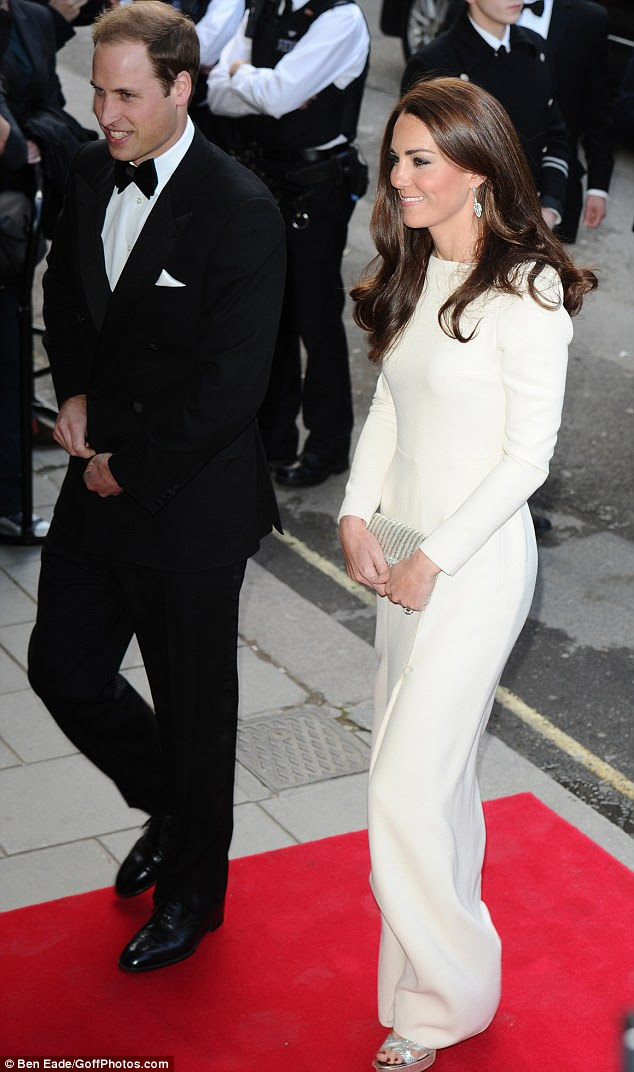 The couple were attending an event at the Thirty Club where members are known as as 'peacocks' and their dinners as a 'great flurry of feathers'