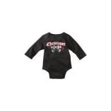 Baby Glam Newborn Boys' Christmas Rocks Creeper - Black 3M