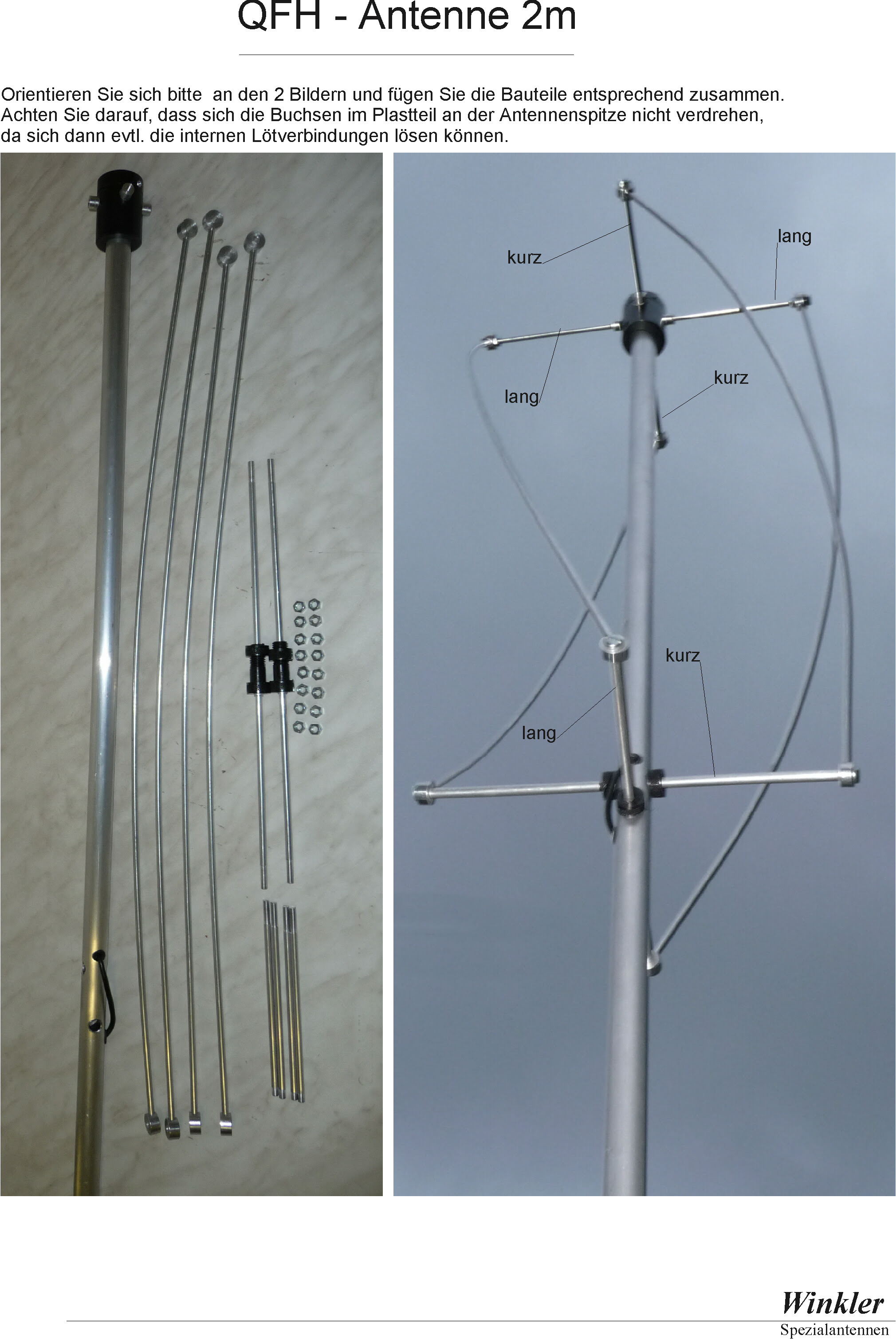 qfh antenne 137 mhz