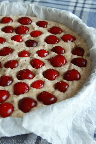 Torta di ciliegie ... prima della cottura