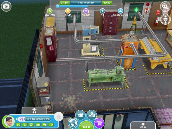 ... More Quick practice using a neighbors woodworking bench sims freeplay
