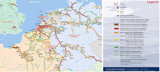 waterwegen duitsland kaart Grenzeloze schelde Nieuws