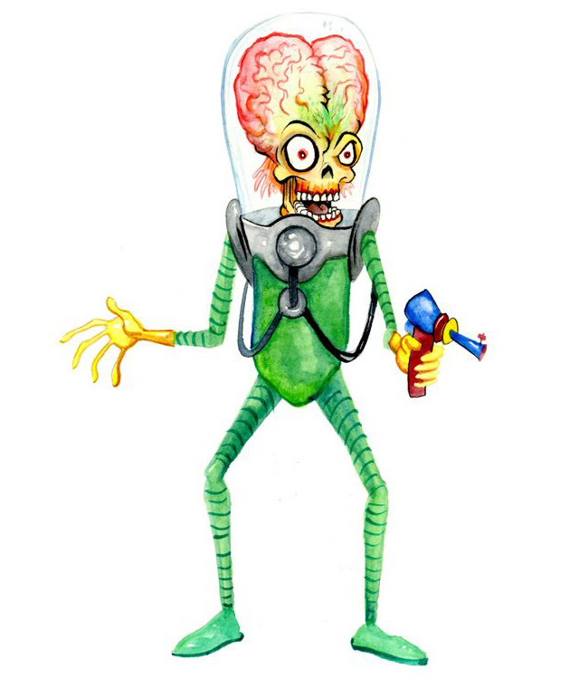 Ack, Fucking Ack. by Alex Pardee