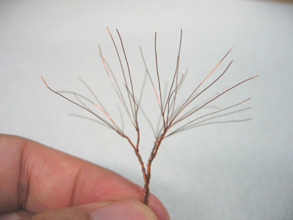 樹木の作り方 建築模型を在宅ワークで