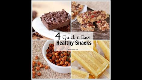 delicious healthy snacks quick easy recipes youtube