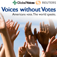 Voices without Votes, Americans vote, the world speaks