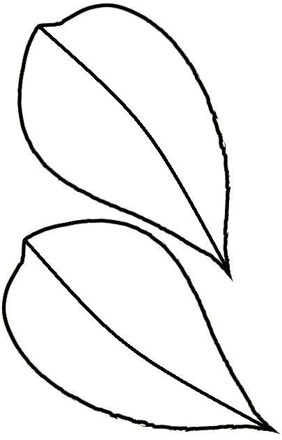  flower with stem template clipart best