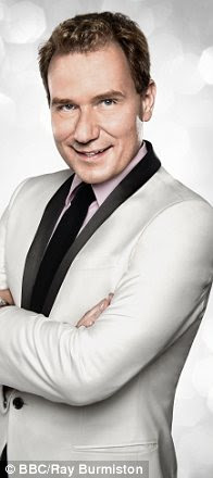 Cha-cha challenging: British actor Colin Salmon, Johnny Ball who is BBC Radio 2's Zoe Ball father, and ITV presenter Richard Arnold will be showing off their moves