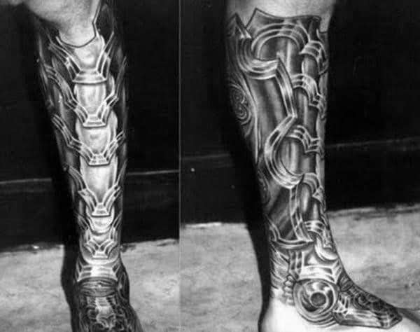 lower leg tattoo