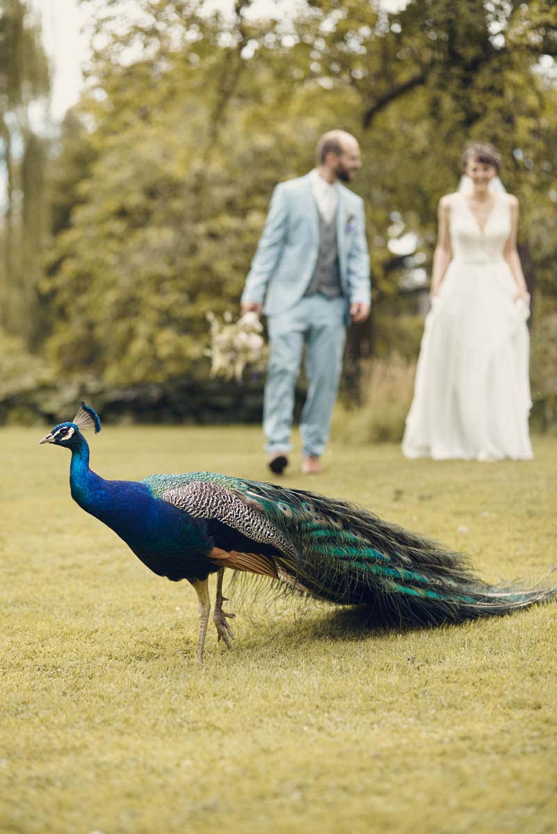 Suffolk Woodland Fairy Wedding - Bride and Groom photoshoot at Otley Hall - www.helloromance.co.uk