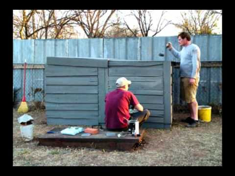 Building a Pallet Shed for Lawn Mower - SimeonHendrix.com 