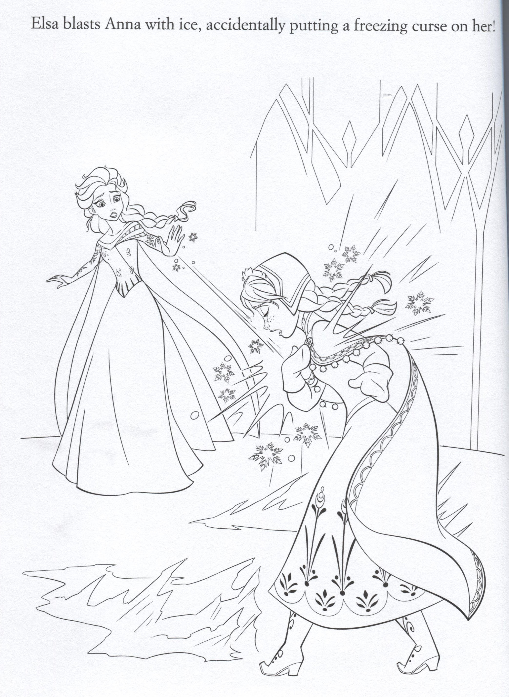 Download Official Frozen Illustrations (Coloring Pages) - Frozen Photo (36275380) - Fanpop