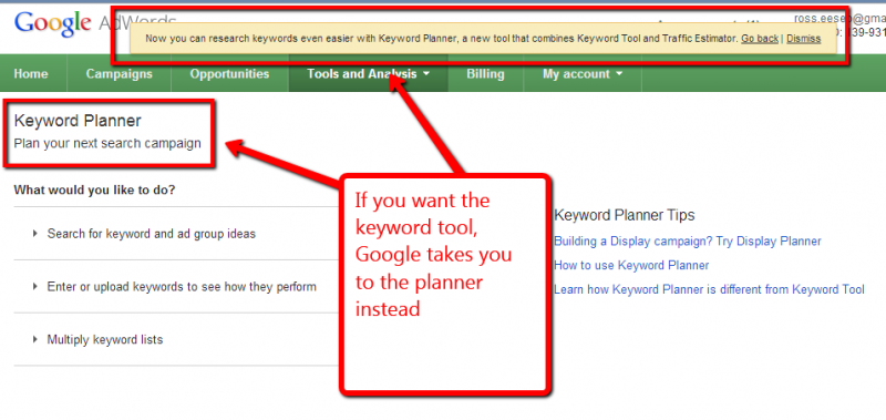 keyword tool - There are tools that do complete SEO analysis on your site