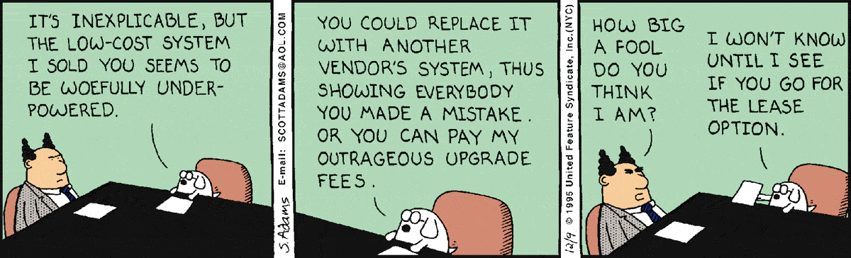 Дилберт 9 декабря 1995 г.