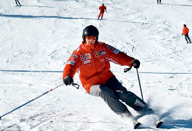 Improvement: Schumacher is in a stable condition after suffering severe head injuries in a skiing accident