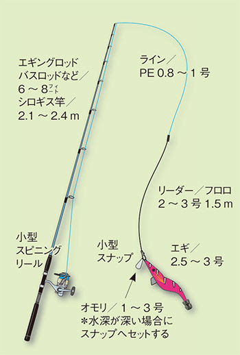 シリヤケイカ 尻焼烏賊 釣りの仕掛け講座 海水編 房総爆釣通信