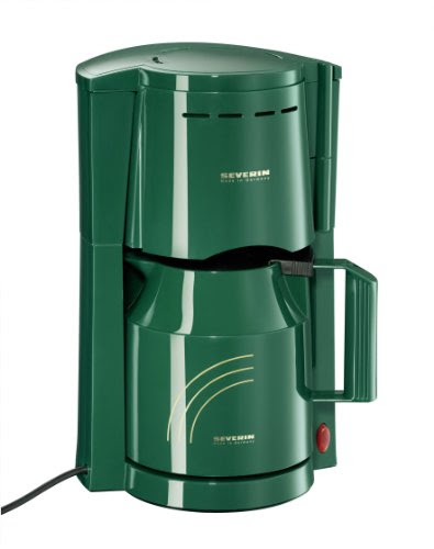  Severin KA 9209-259 Cafetière 2 verseuses Isotherme/ jusqu'à 8 tasses / 800 W / vert (Import Allemagne)