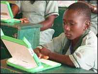 Boy with XO laptop