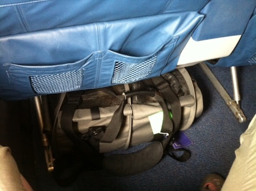 Flying with an in-cabin pet: Under-seat space available on ...