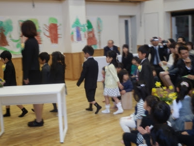 第4回卒園式 たいせつなともだち みどりの森保育園