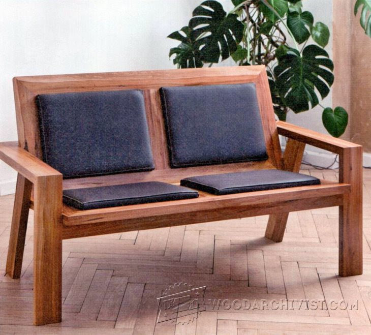 Wooden Sofa Bench Bench Table Garden Furniture Wood Bed 