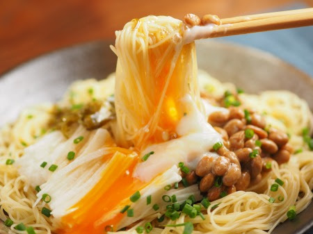 ねばねば冷製パスタ カッペリーニがベストマッチ 魚料理と簡単レシピ