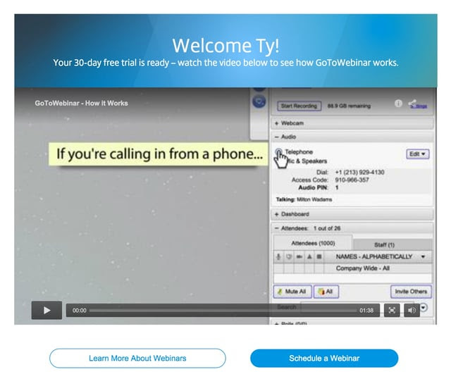 user onboarding webinars