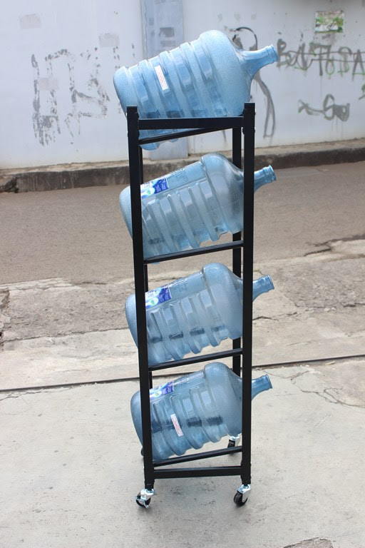 JUAL RAK  GALON  AIR MINERAL AQUA TIPE 1