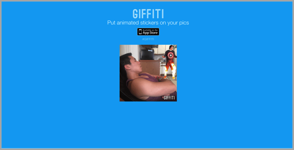 Giffiti blog writing tool