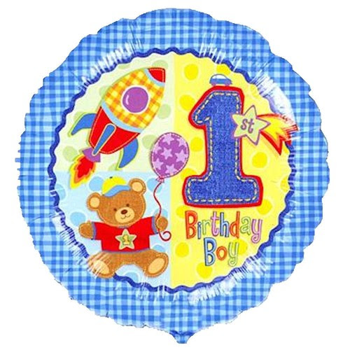 Ballons Maison 7pc 1st Anniversaire Garcon Joyeux Anniversaire Ballon Bouquet Parti Decoration Hugs Stitch