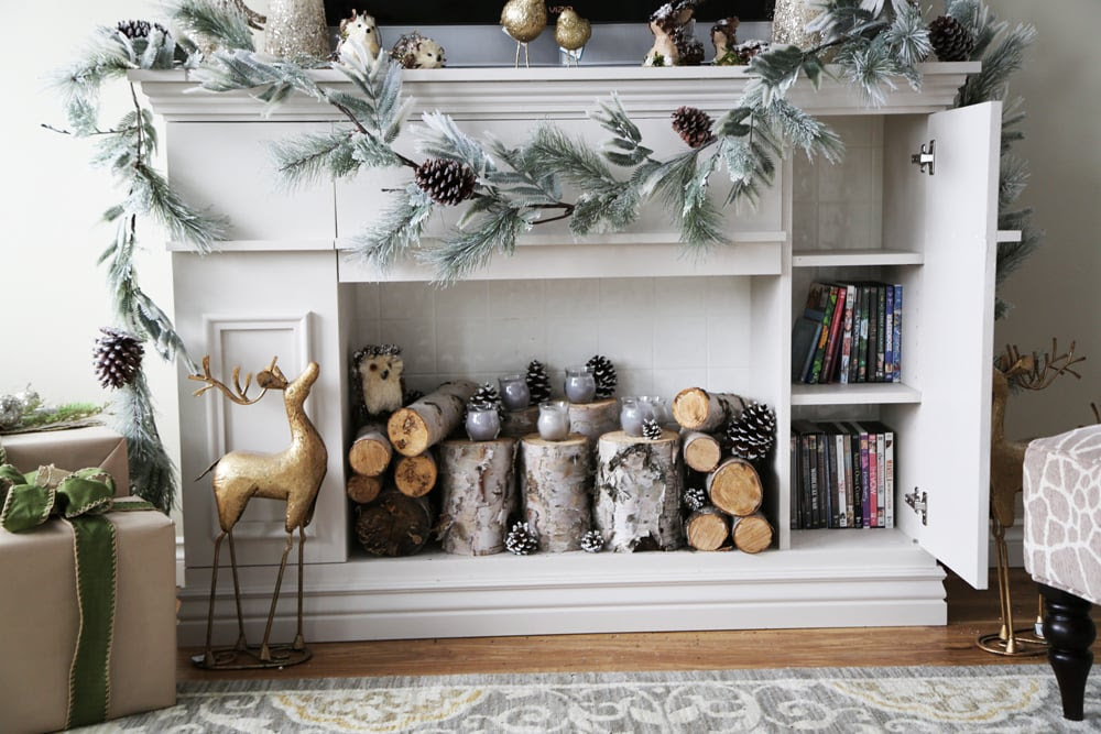 Ana White Faux Fireplace Mantle with Hidden Storage Cabinets DIY Projects Ana White Faux Fireplace Mantle with Hidden Storage Cabinets DIY Projects